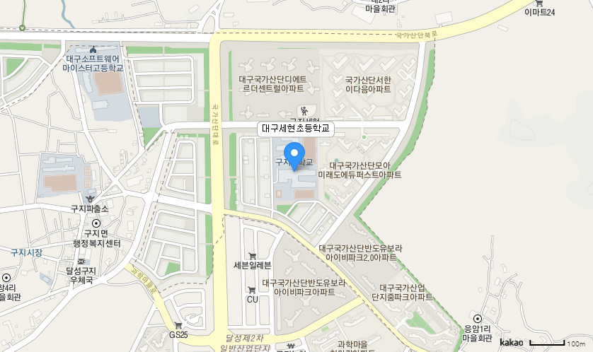 학교 찾아오시는 길 지도